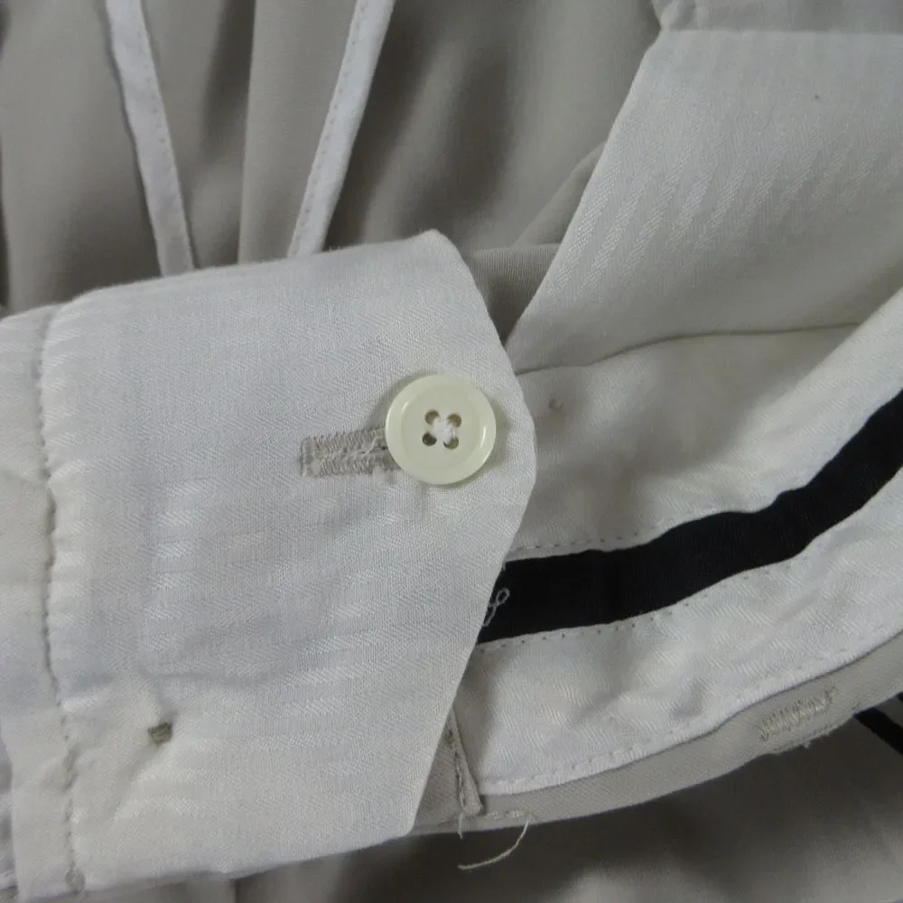 Alan Flusser Golf Shorts ' Mens 38 Beige Chino 36x8*